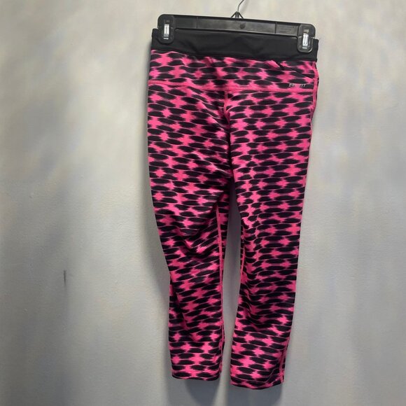 Nike Dri-Fit Womens Pink & Black Patterned Leggings S - Picture 5 of 10